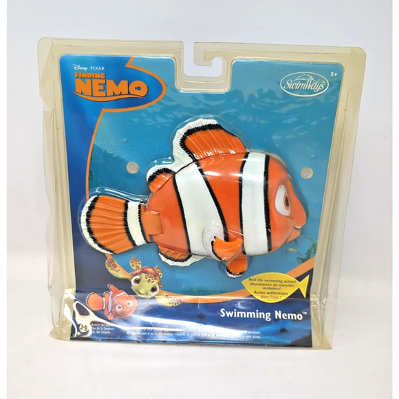 Disney Pixar FINDING NEMO Real Life Swimming Nemo Pool Toy NIB Swimways - Picture 1 of 4